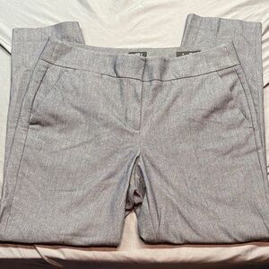 LOFT Light Gray Julie Trousers Size 10